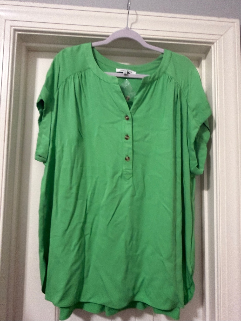 NWOT Olive +Rose Top Size 1X
